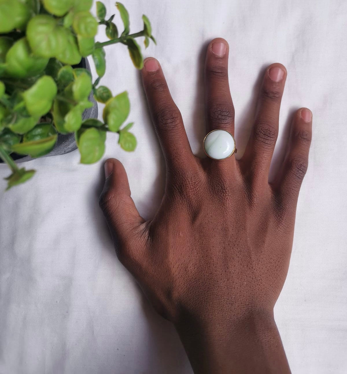 Adjustable Brass Rings (Small size)