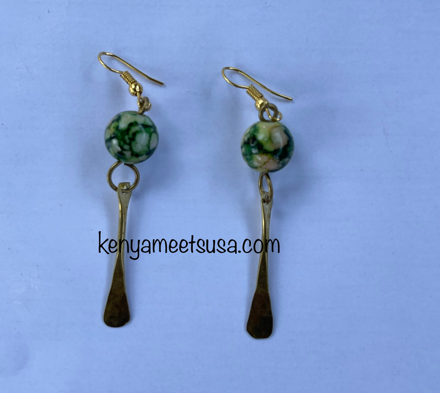Small Tie-dye Beaded Earrings