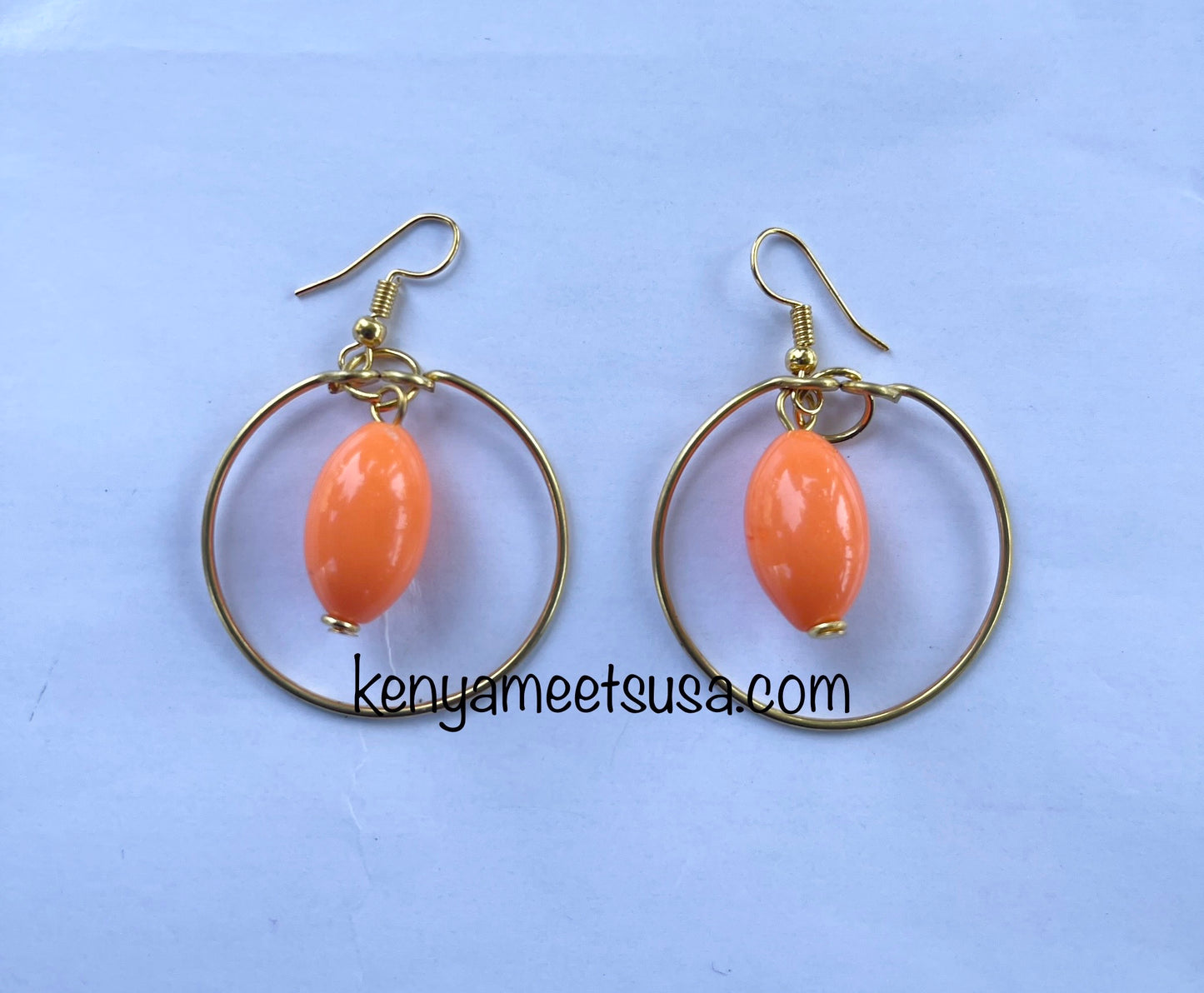 Hollow Round Brass Earrings