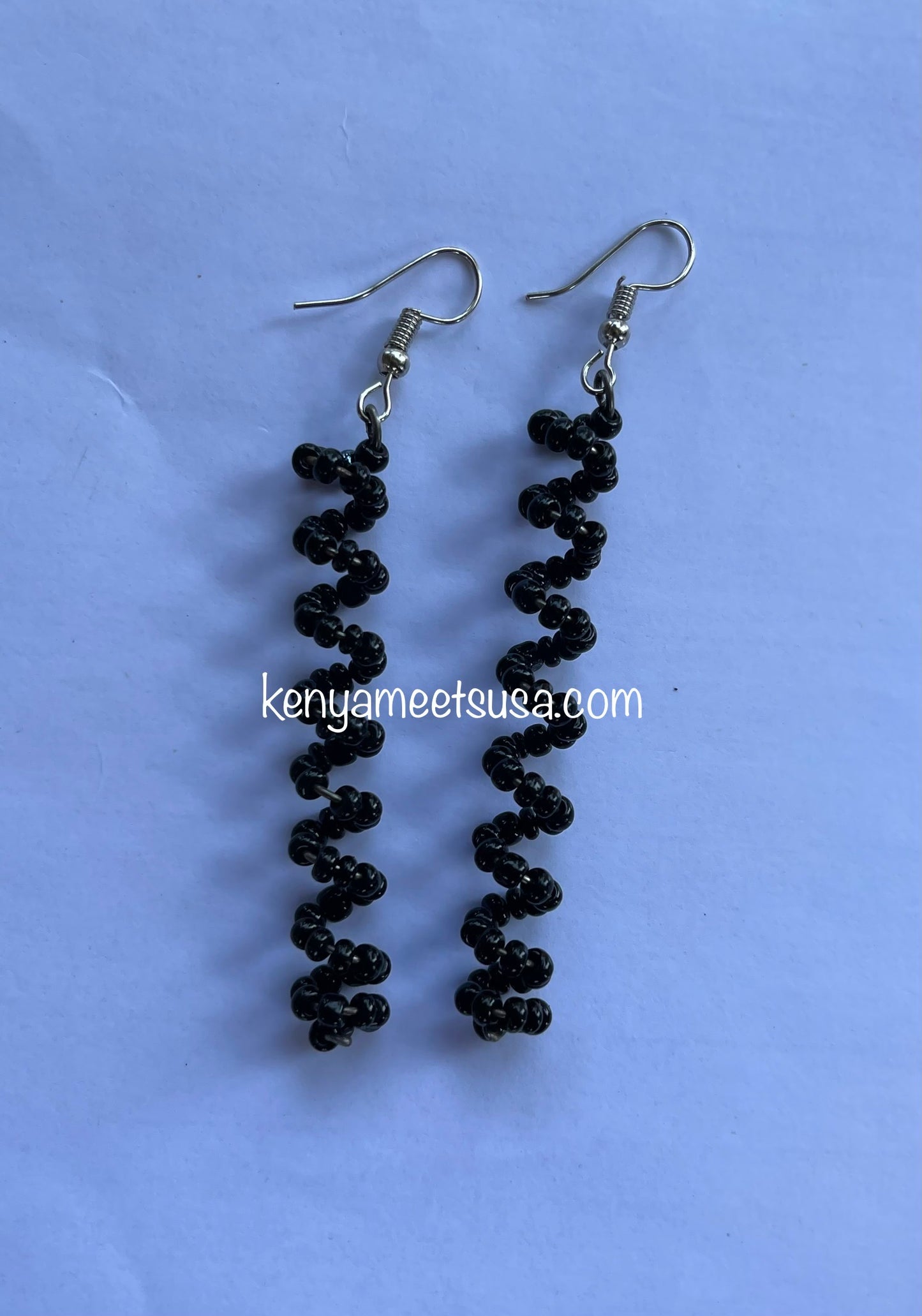 Spiral Beaded Earrings