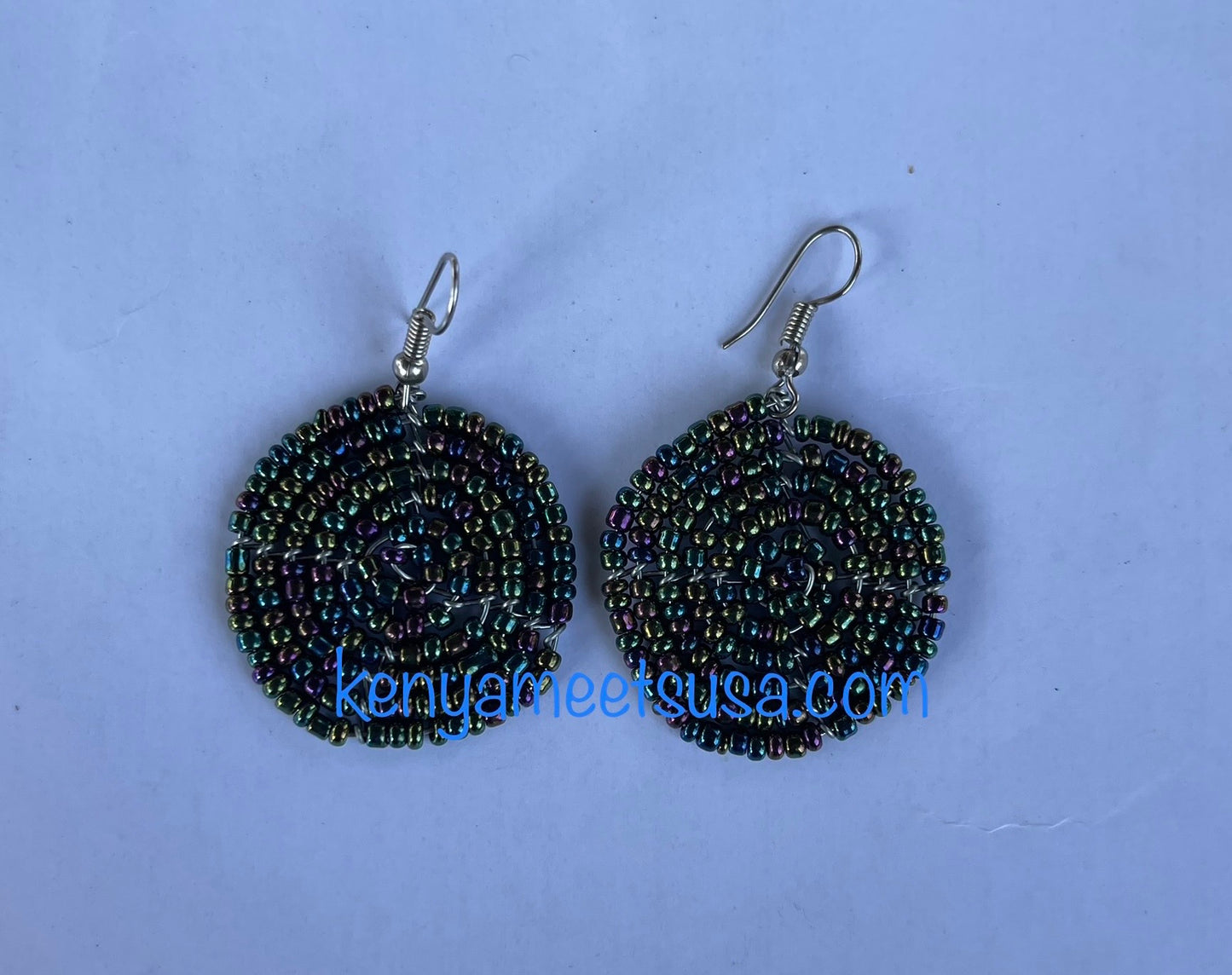 Round Beaded Earrings