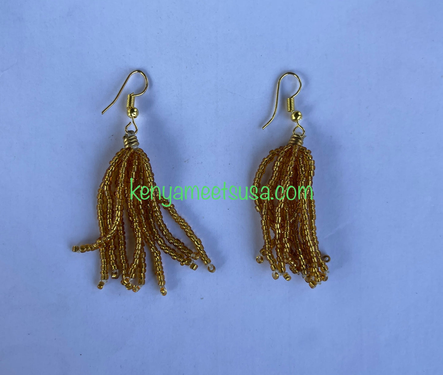 Beaded Tassel Earrings