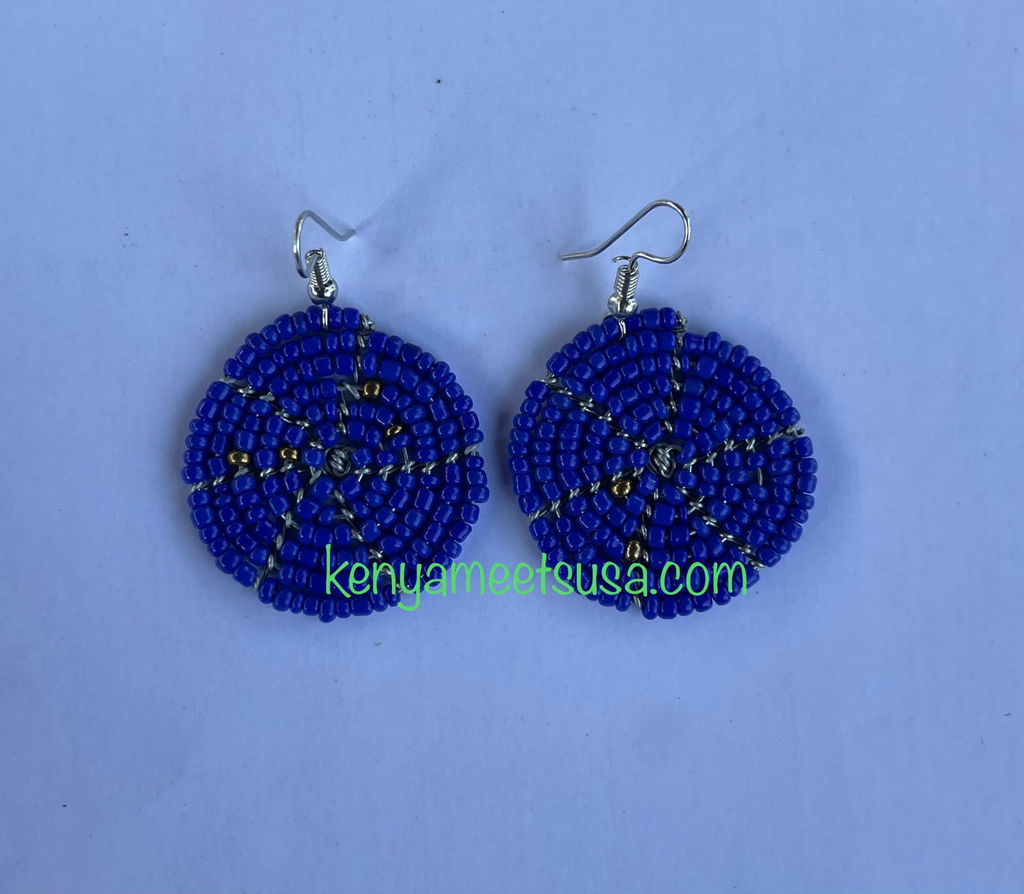 Round Beaded Earrings