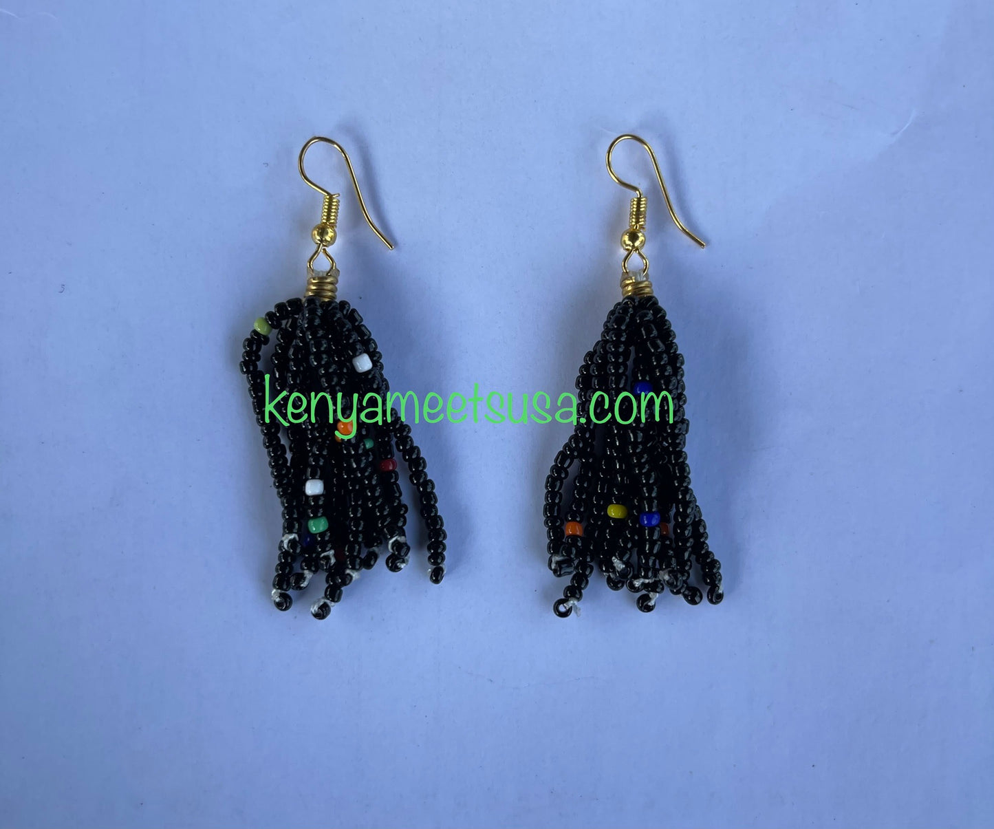 Beaded Tassel Earrings