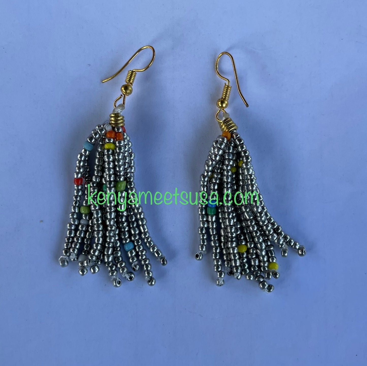 Beaded Tassel Earrings