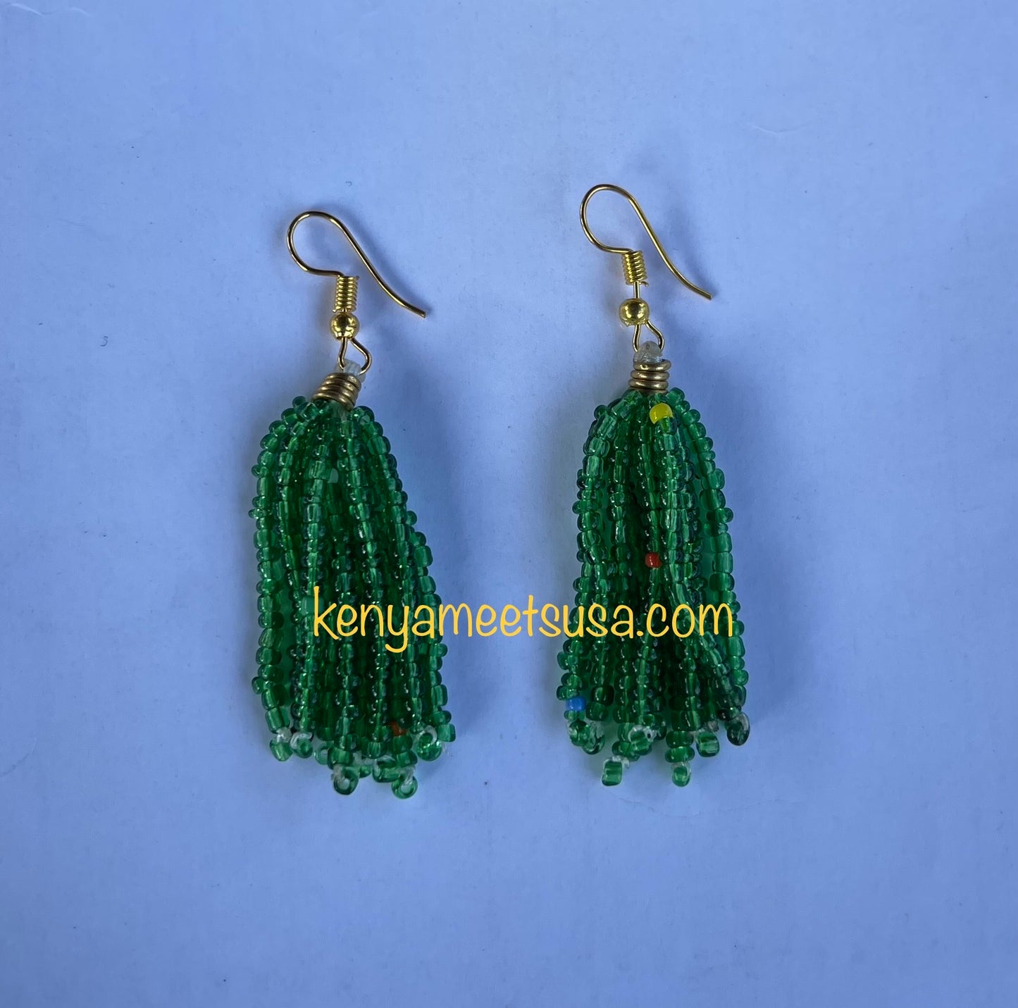 Beaded Tassel Earrings
