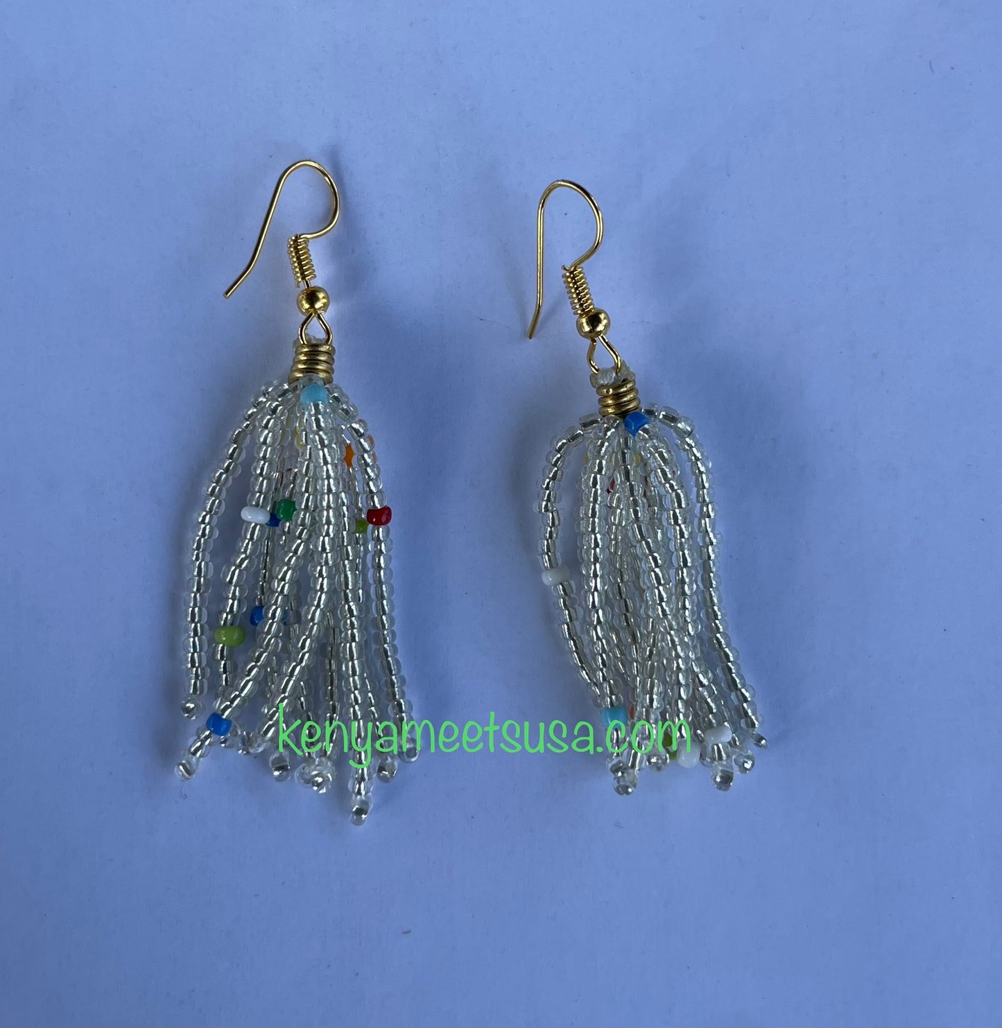 Beaded Tassel Earrings