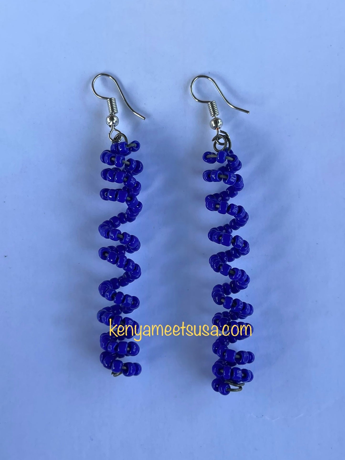 Spiral Beaded Earrings