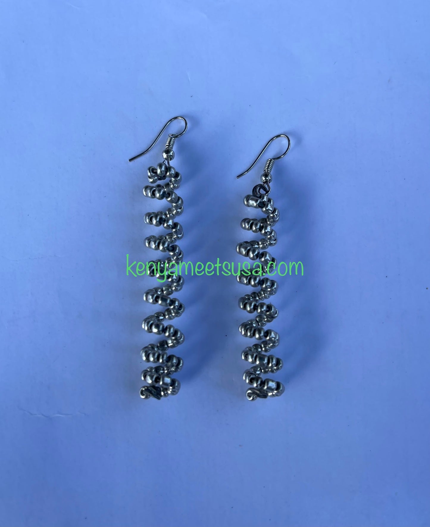 Spiral Beaded Earrings