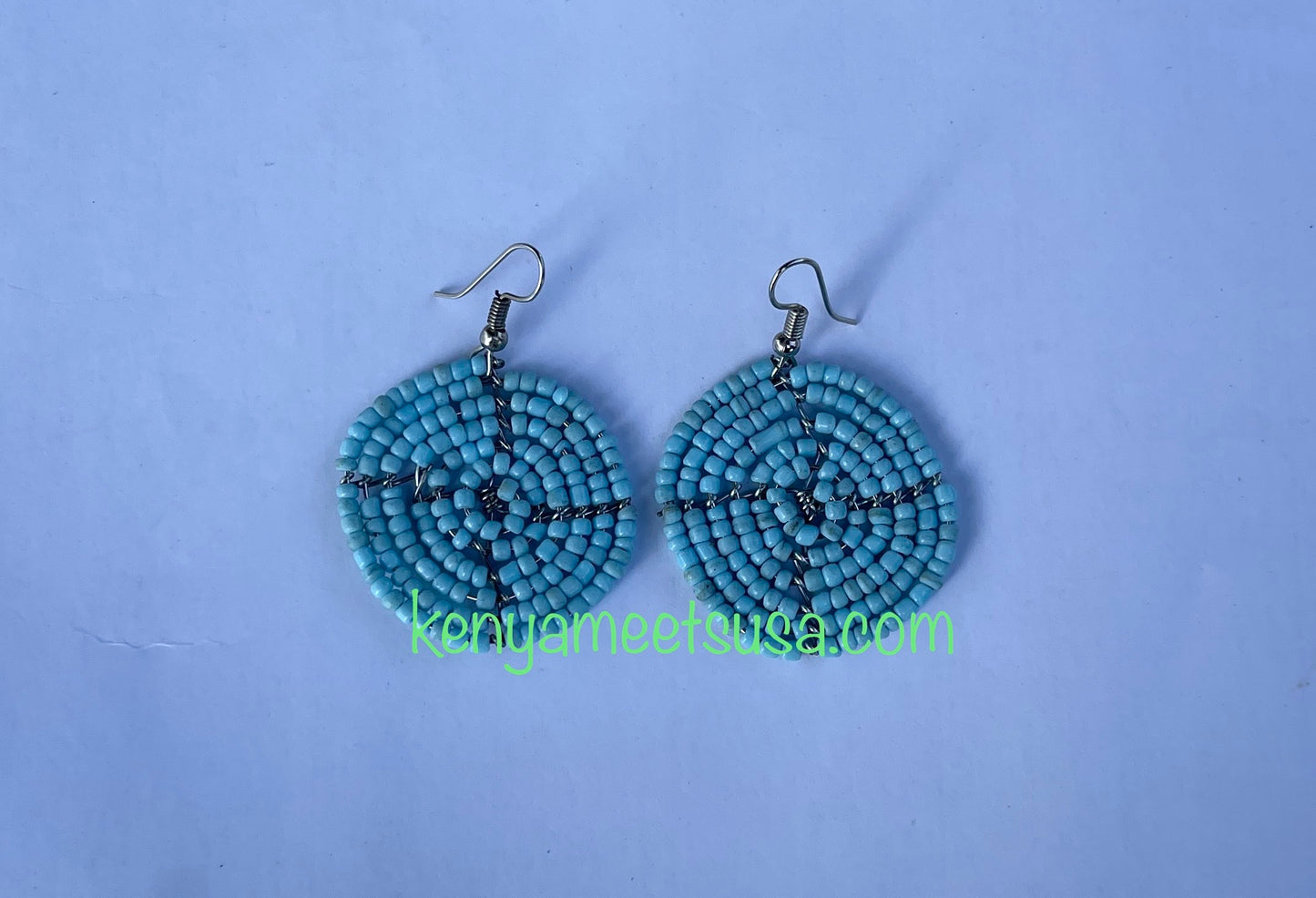 Round Beaded Earrings