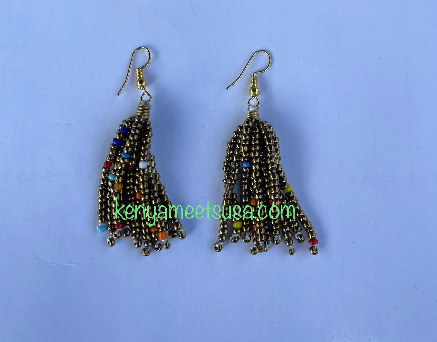 Beaded Tassel Earrings