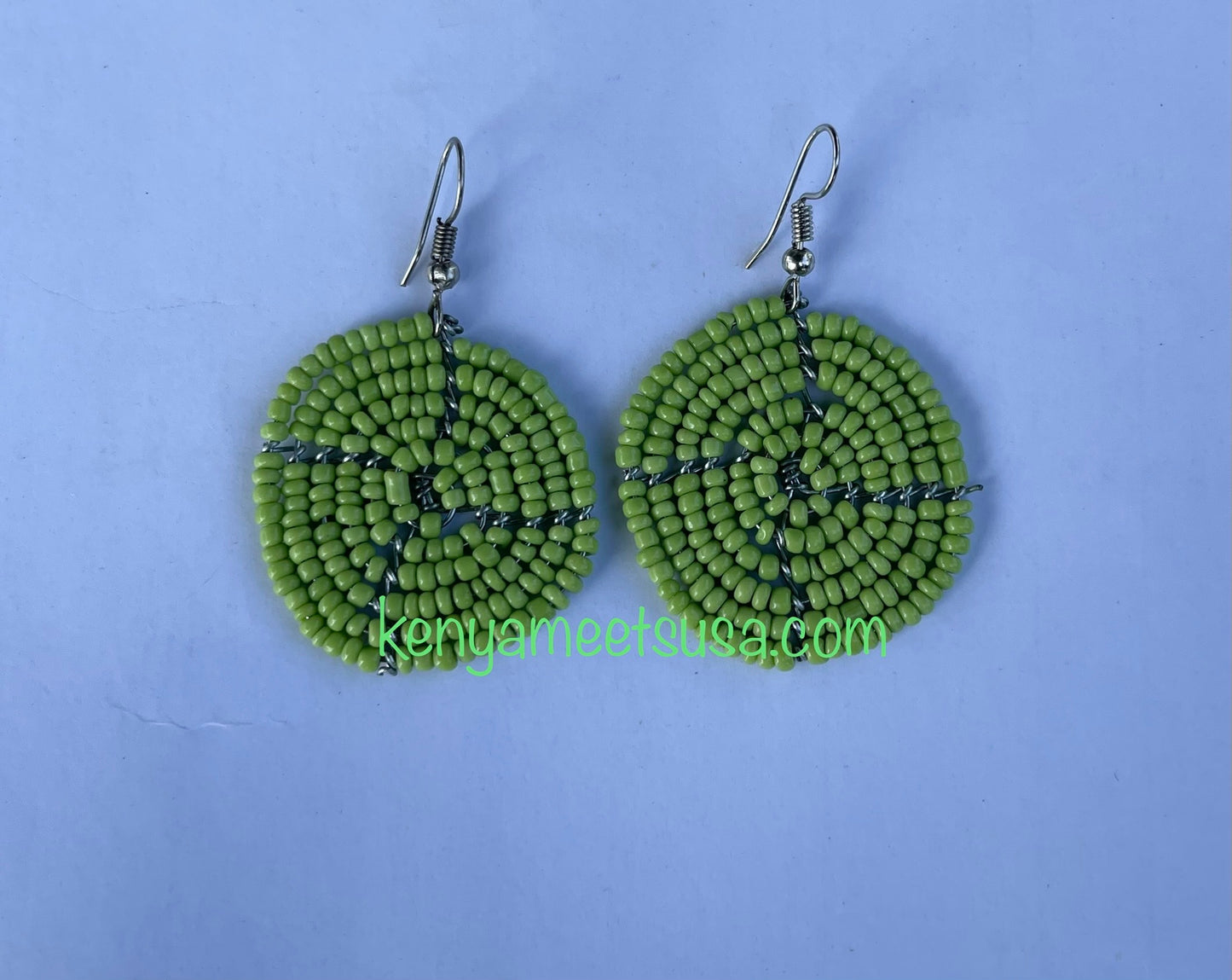 Round Beaded Earrings