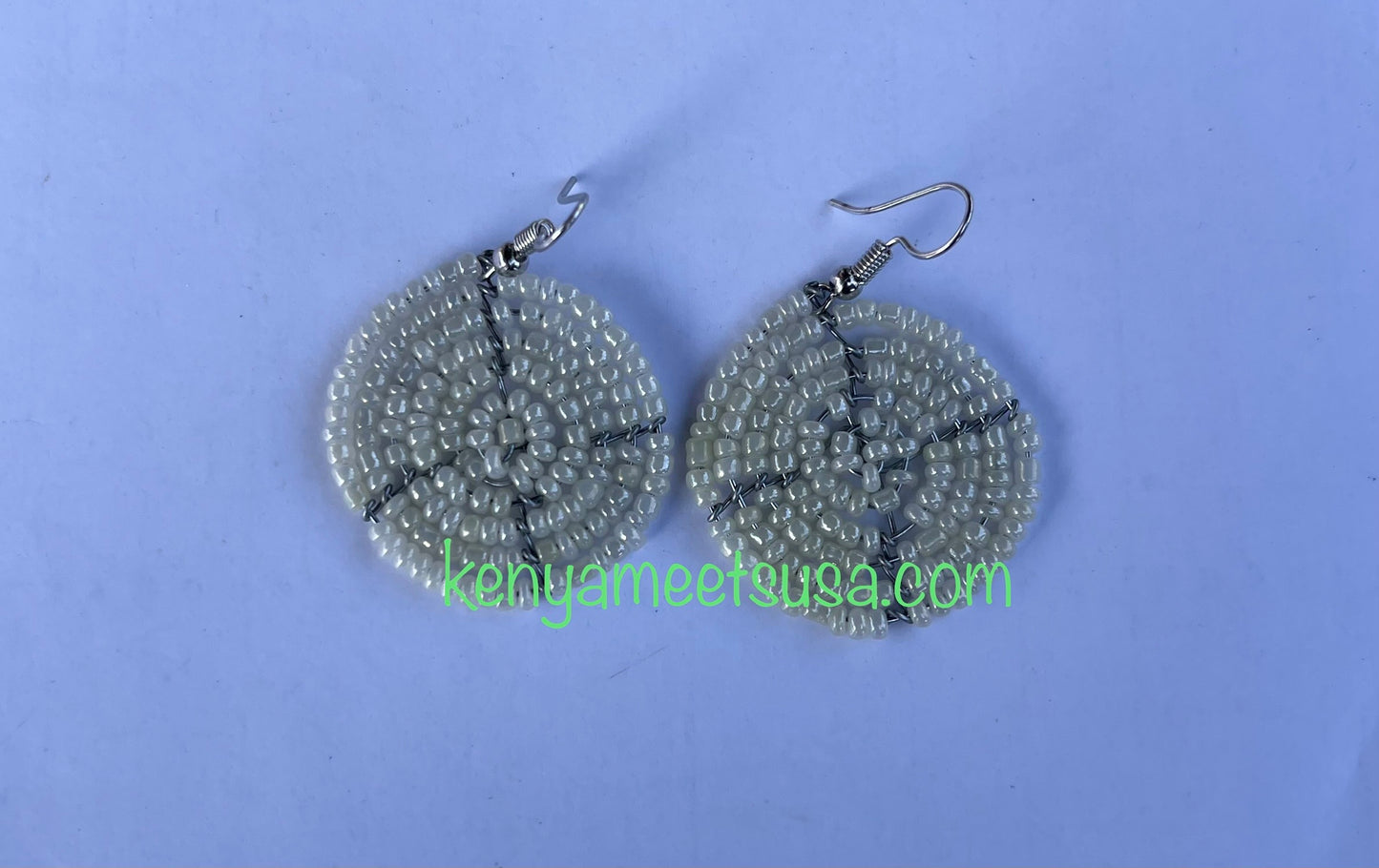 Round Beaded Earrings