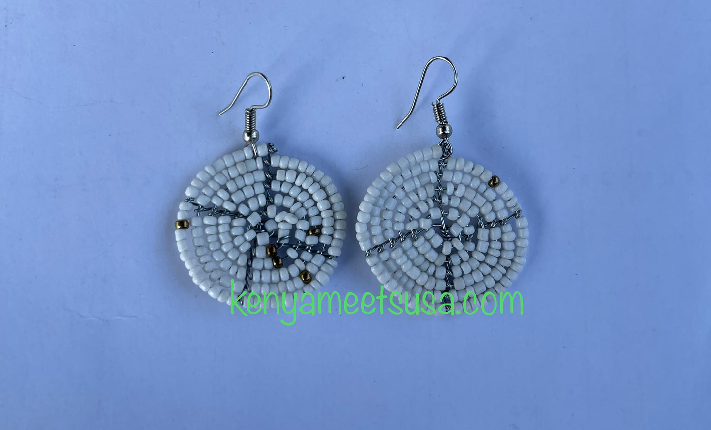 Round Beaded Earrings