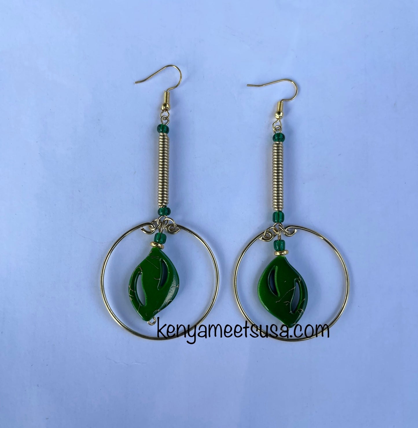 Spiral Brass Hollow Earring