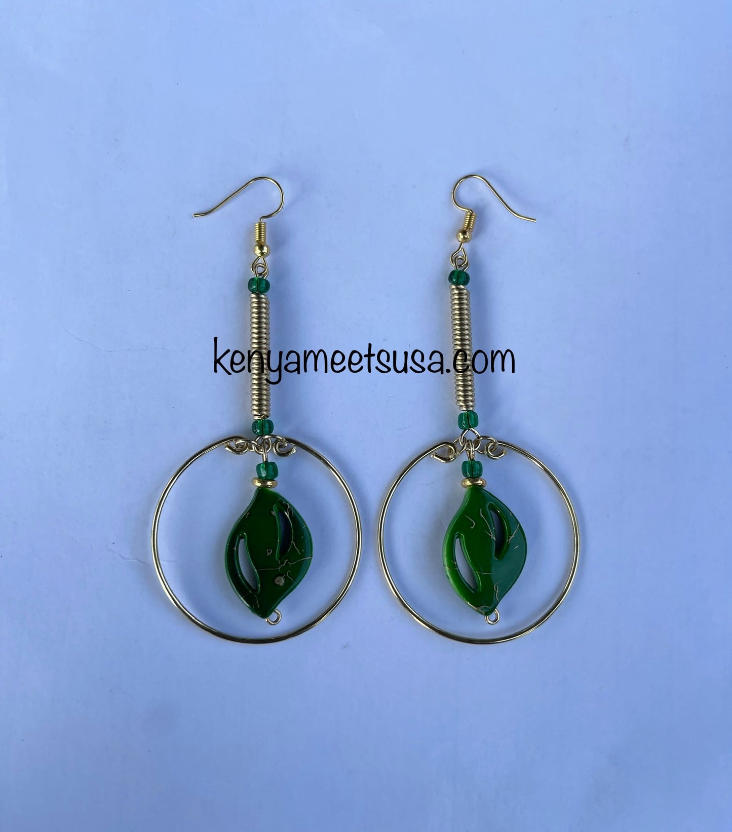 Spiral Brass Hollow Earring