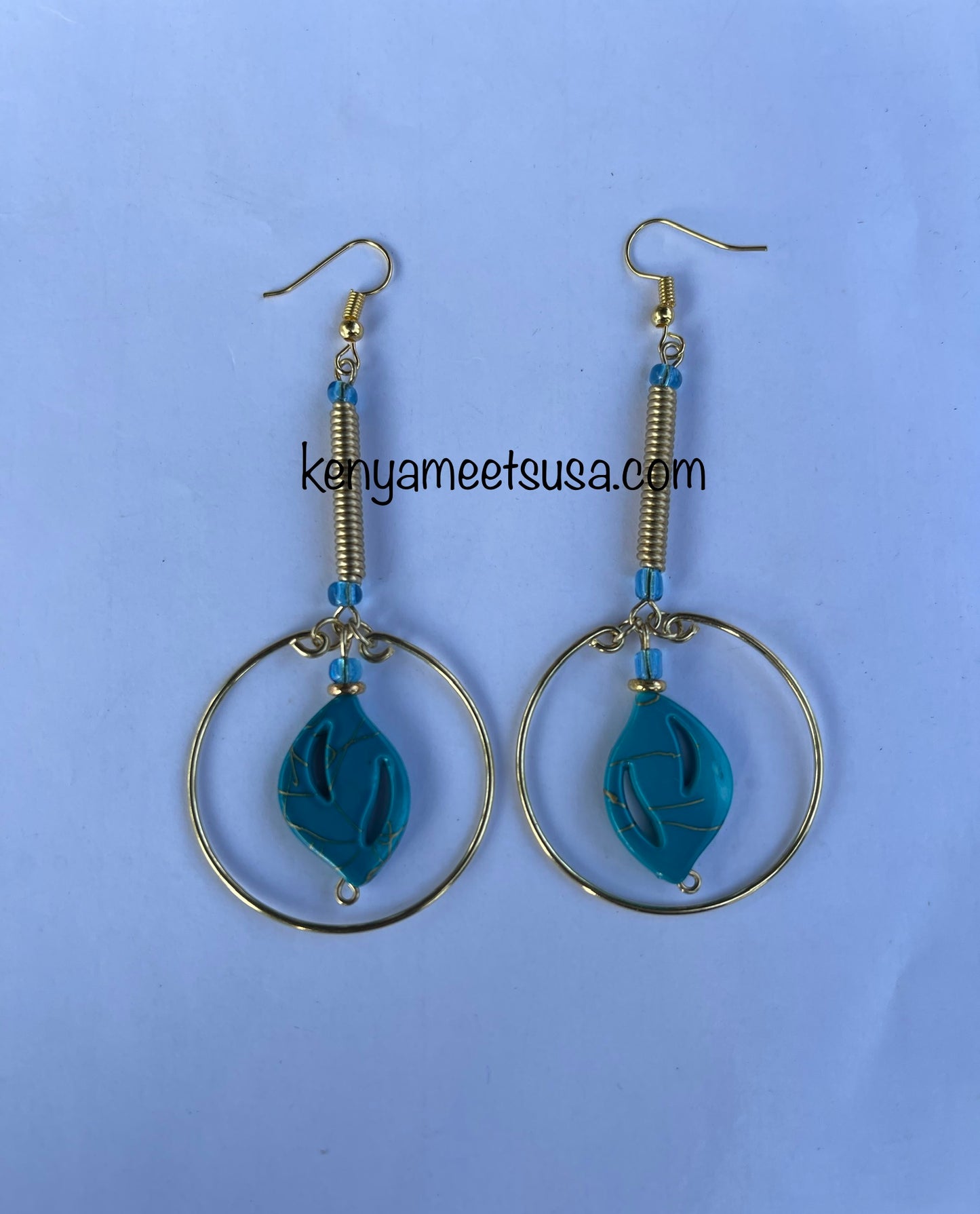 Spiral Brass Hollow Earring