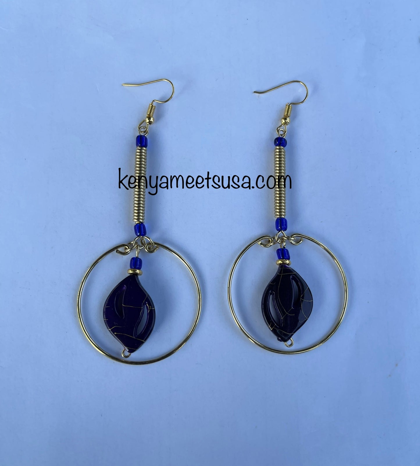Spiral Brass Hollow Earring