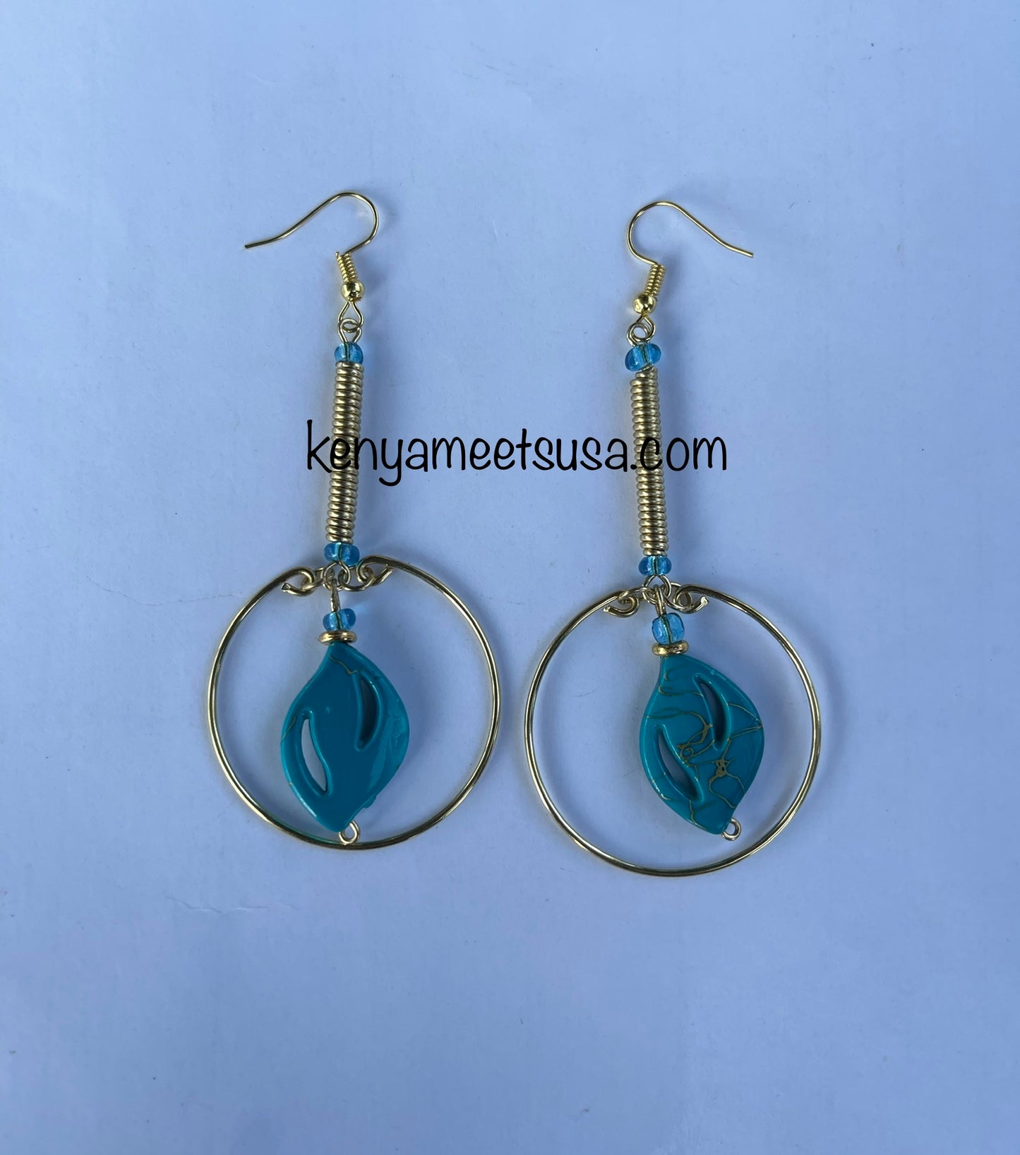 Spiral Brass Hollow Earring