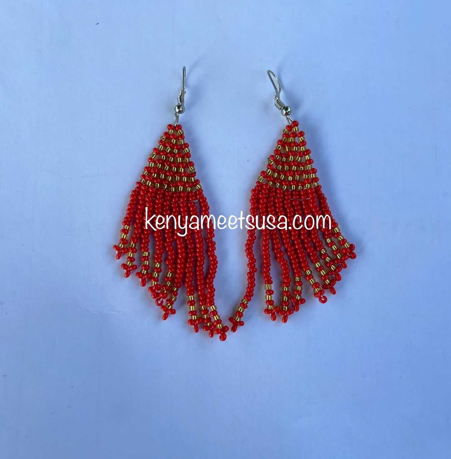 Authentic African Beaded Earrings