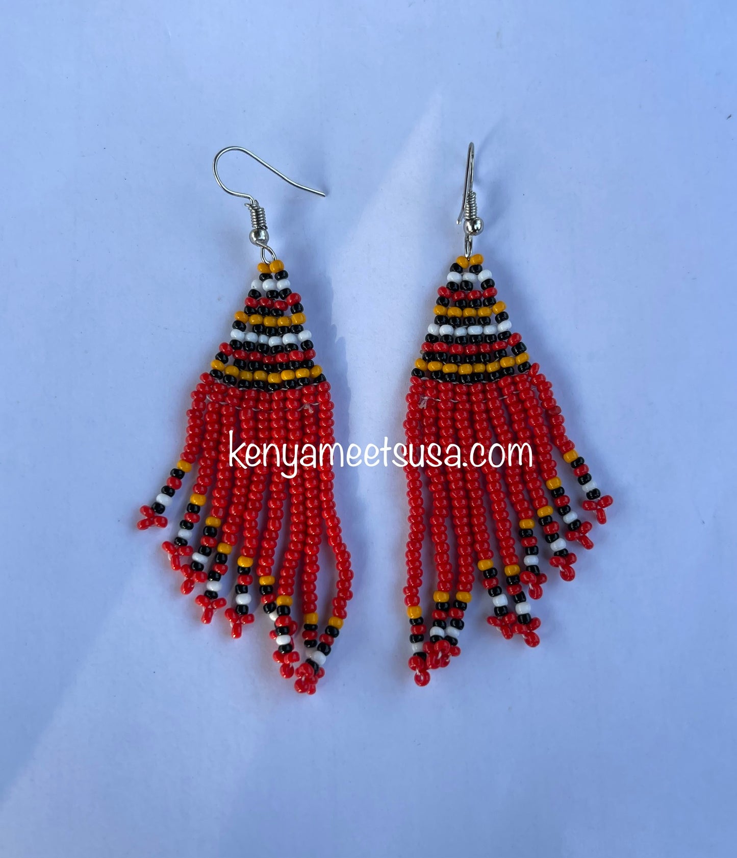 Authentic African Beaded Earrings