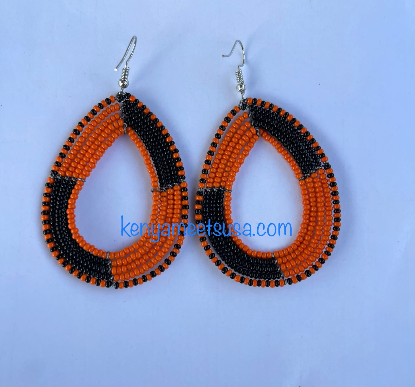 Beaded Teardrop Earrings
