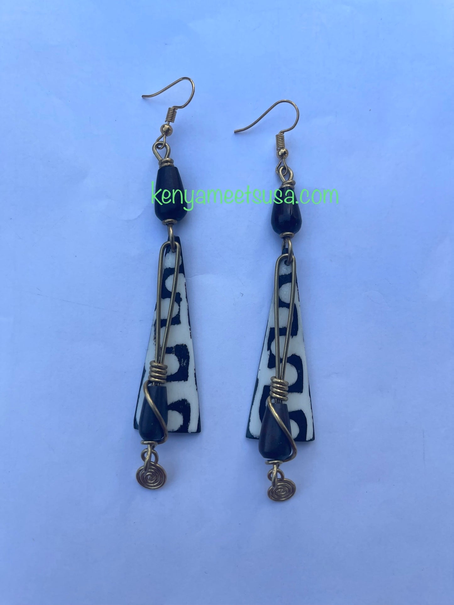 Dangling Bone Earrings