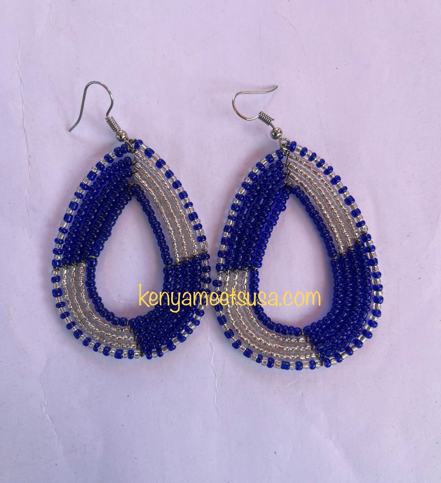 Beaded Teardrop Earrings