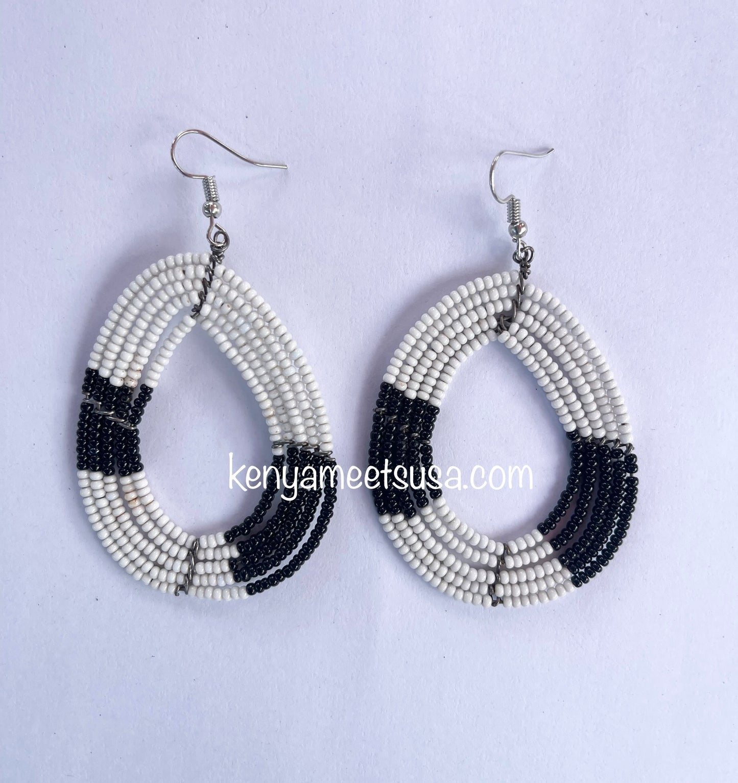 Beaded Teardrop Earrings