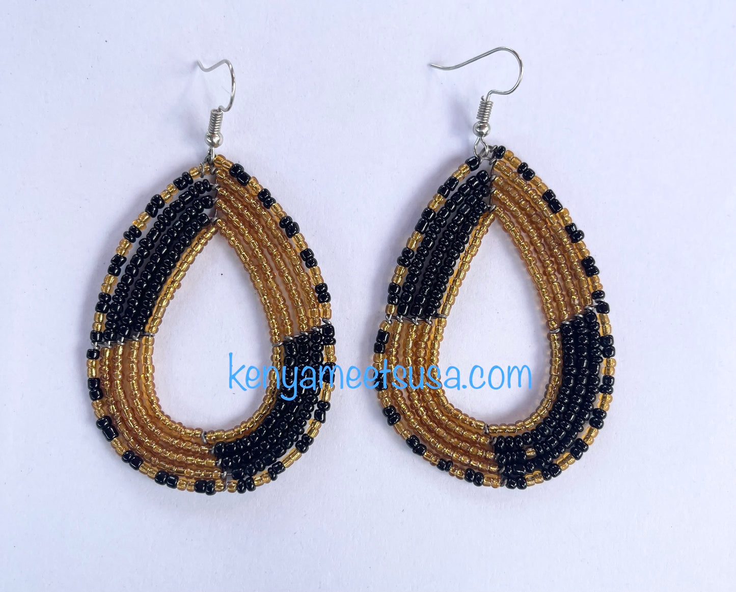 Beaded Teardrop Earrings