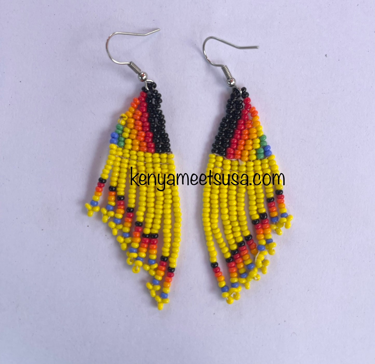 Authentic African Beaded Earrings
