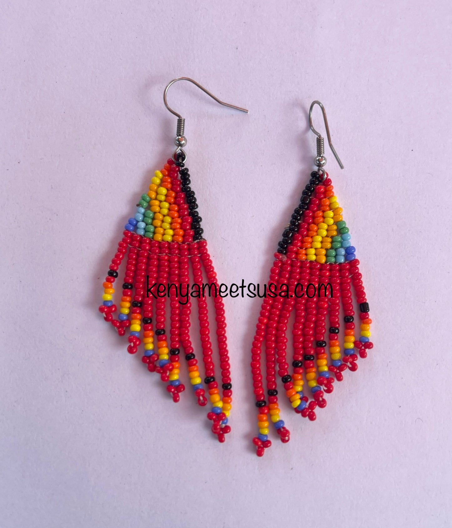 Authentic African Beaded Earrings