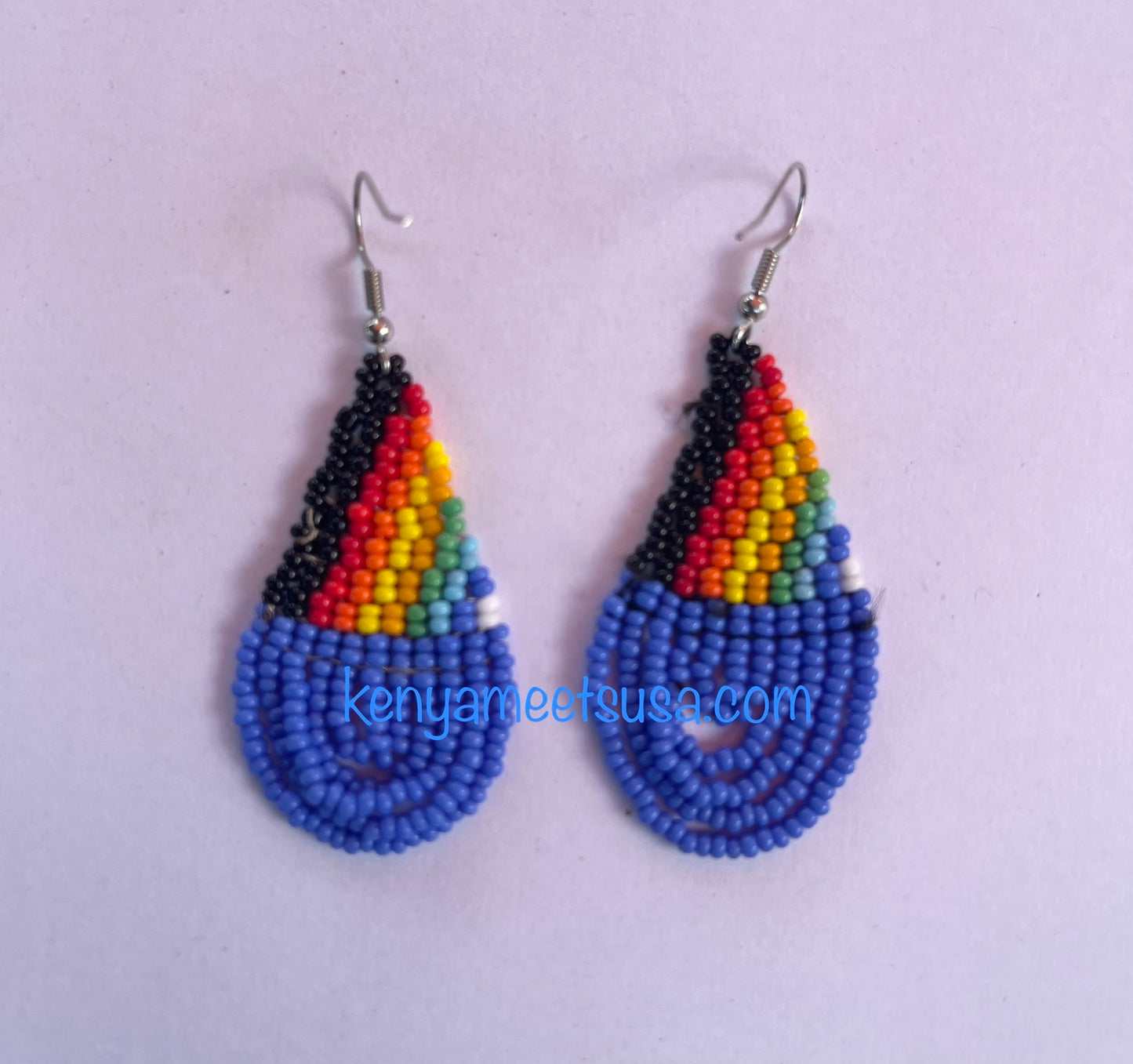 Teardrop Beaded Earrings