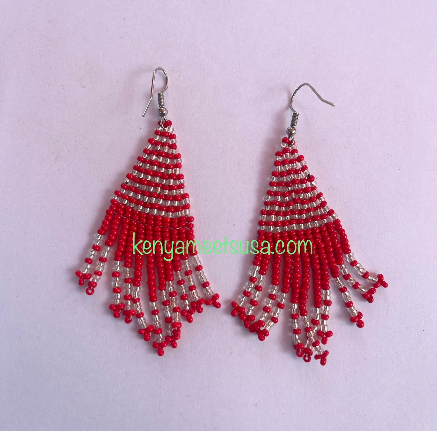 Authentic African Beaded Earrings