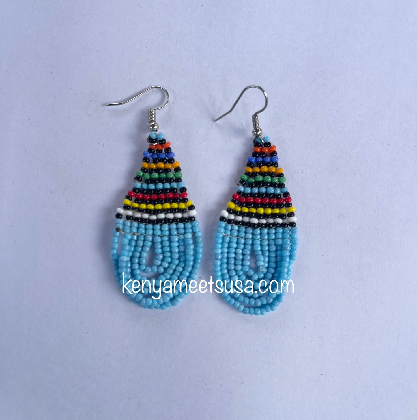 Teardrop Beaded Earrings