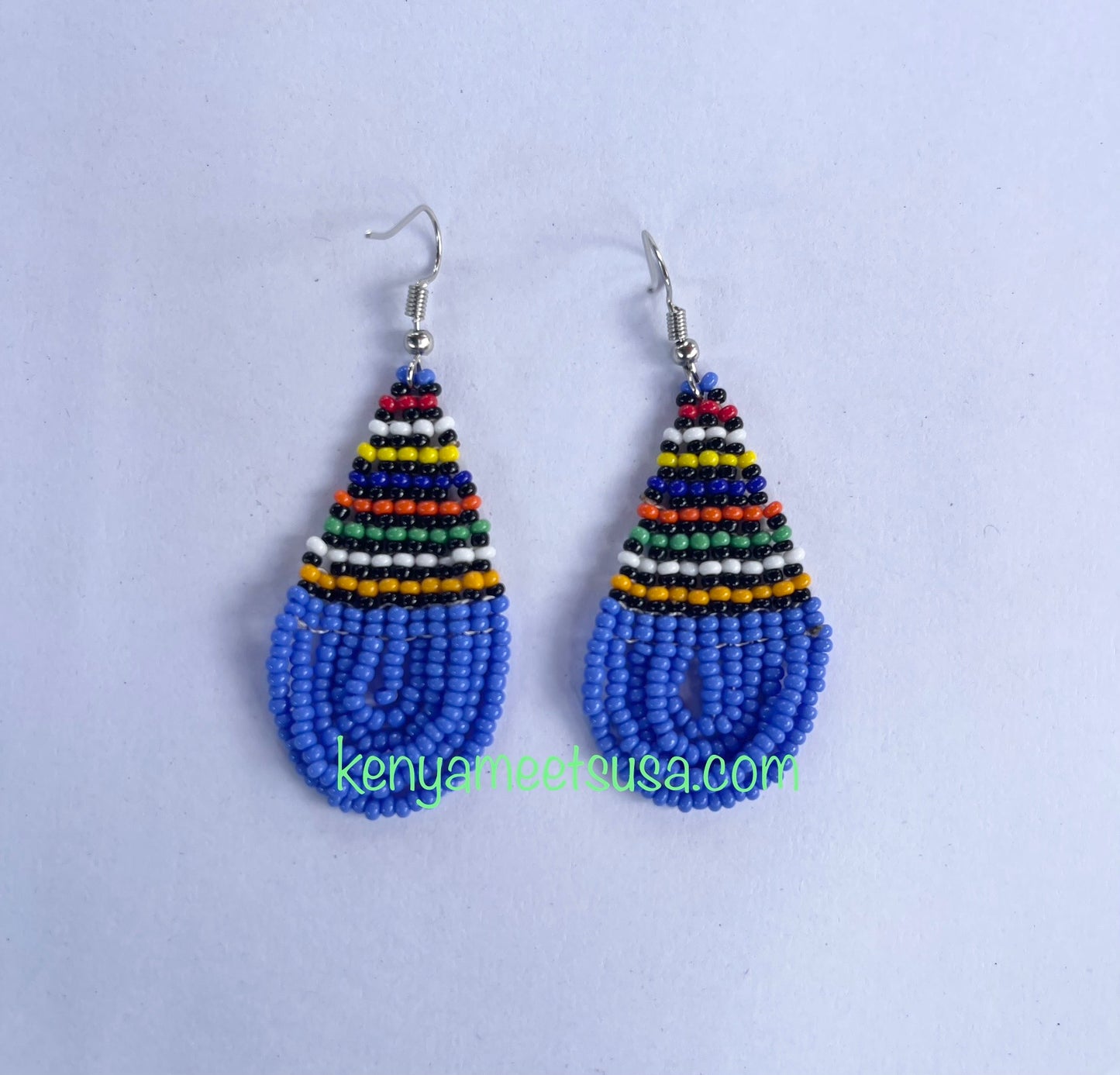 Teardrop Beaded Earrings