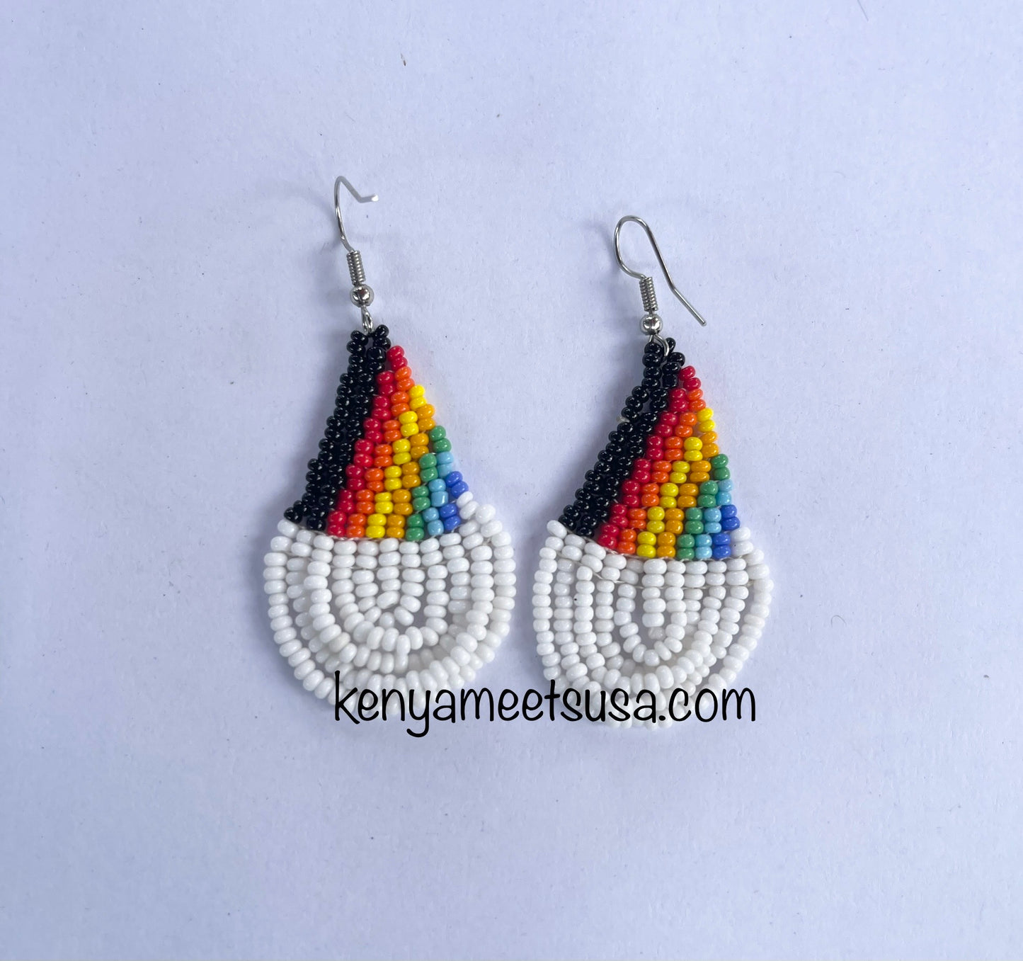 Teardrop Beaded Earrings