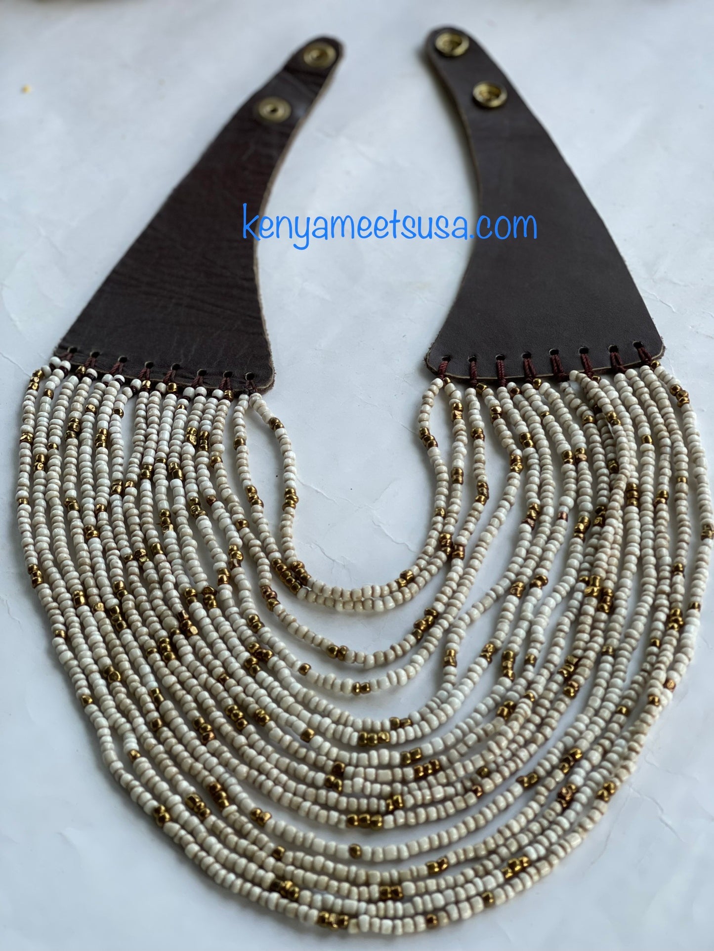 Brass & Leather Necklace