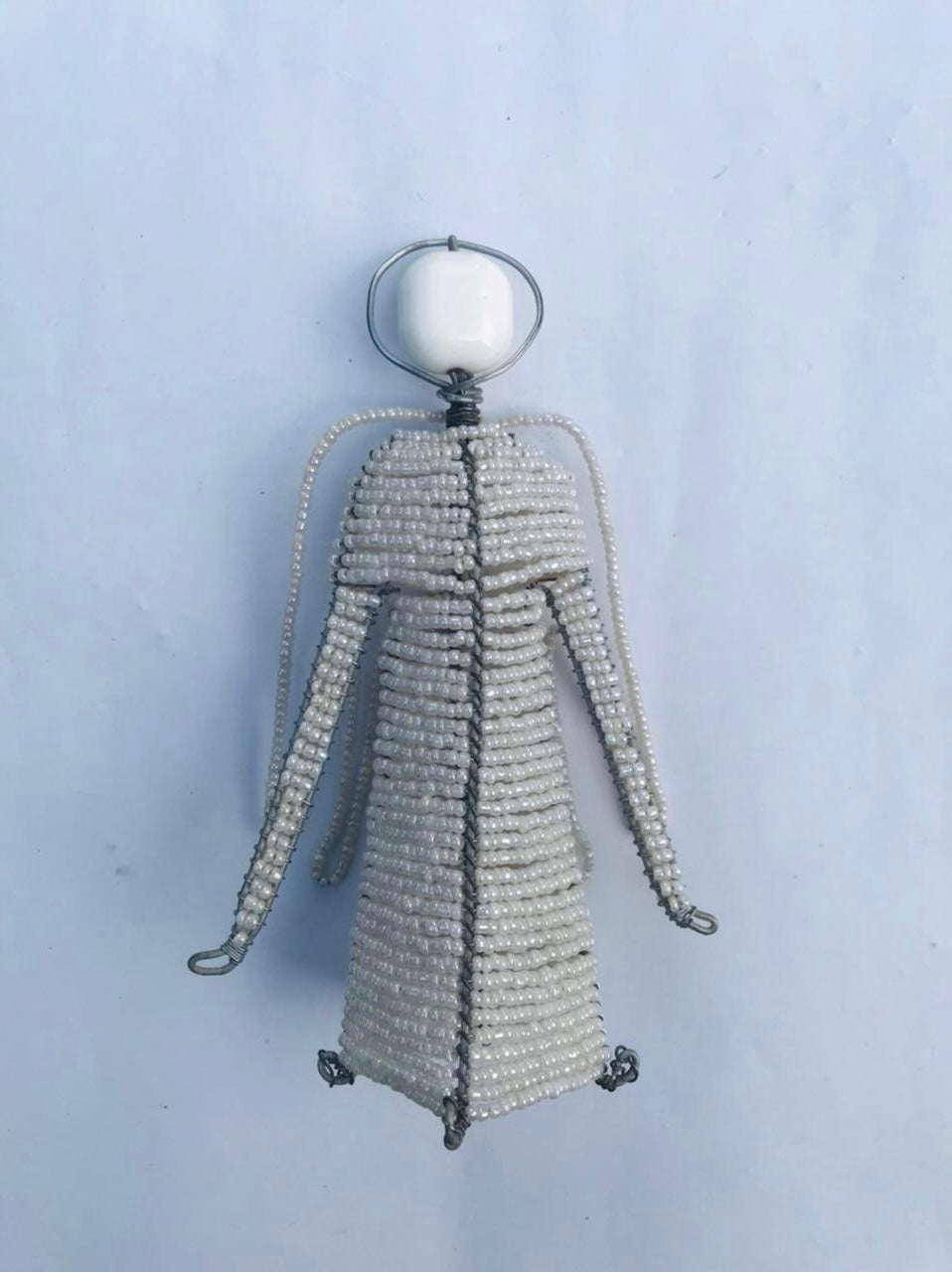 Beaded Angels on a Stand