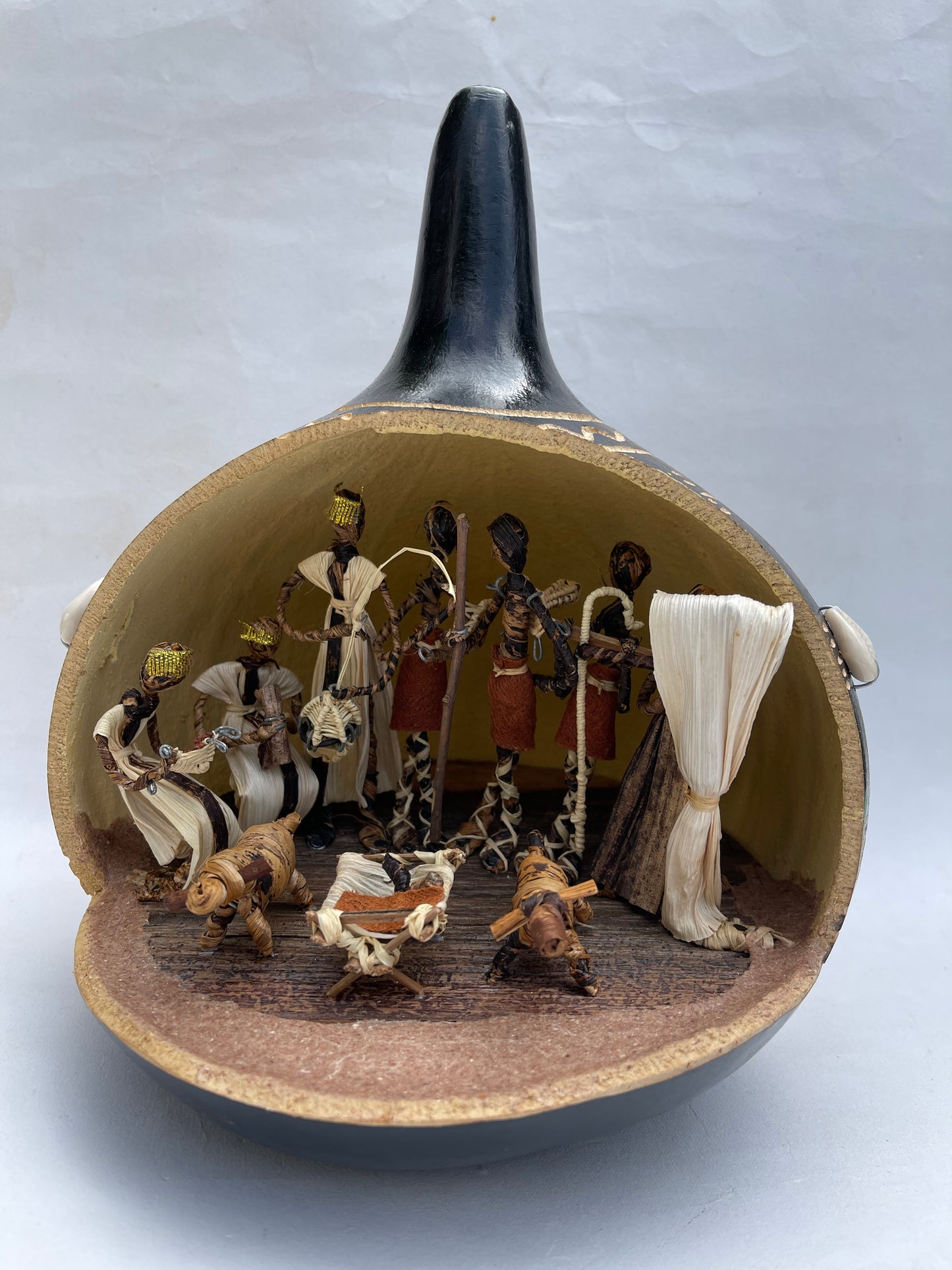 Gourd Nativity Set