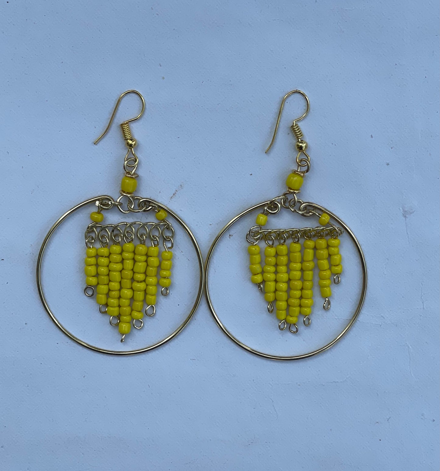 Beaded Chandelier Earrings