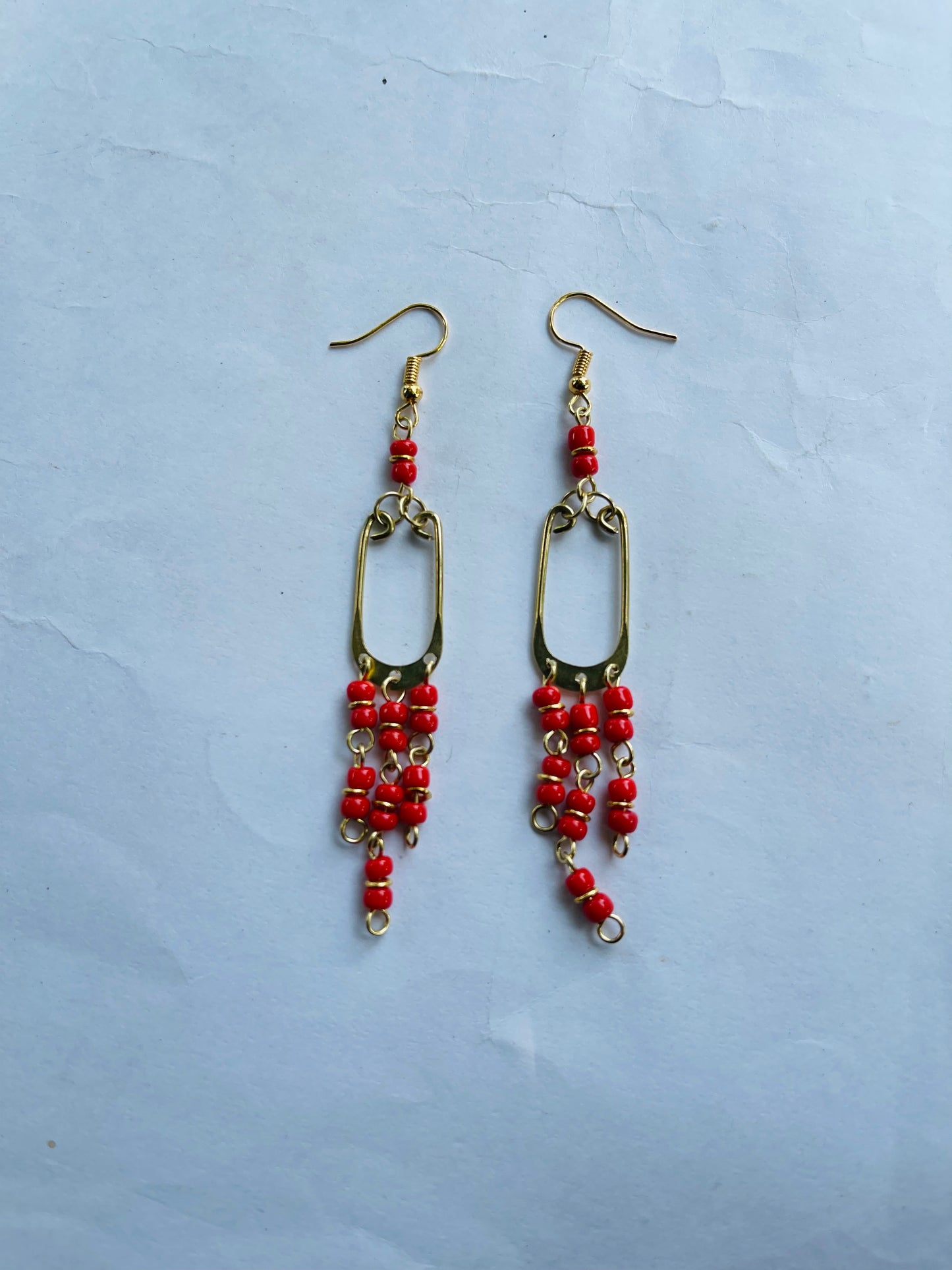 Beaded Chandelier Earrings