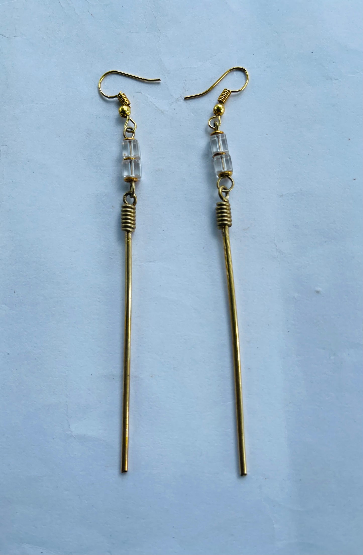 Long brass Earrings