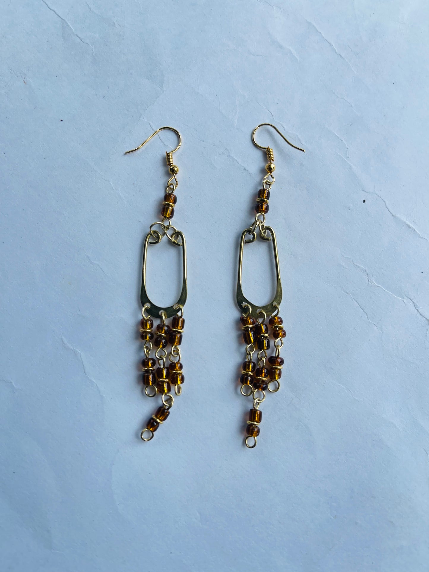 Beaded Chandelier Earrings