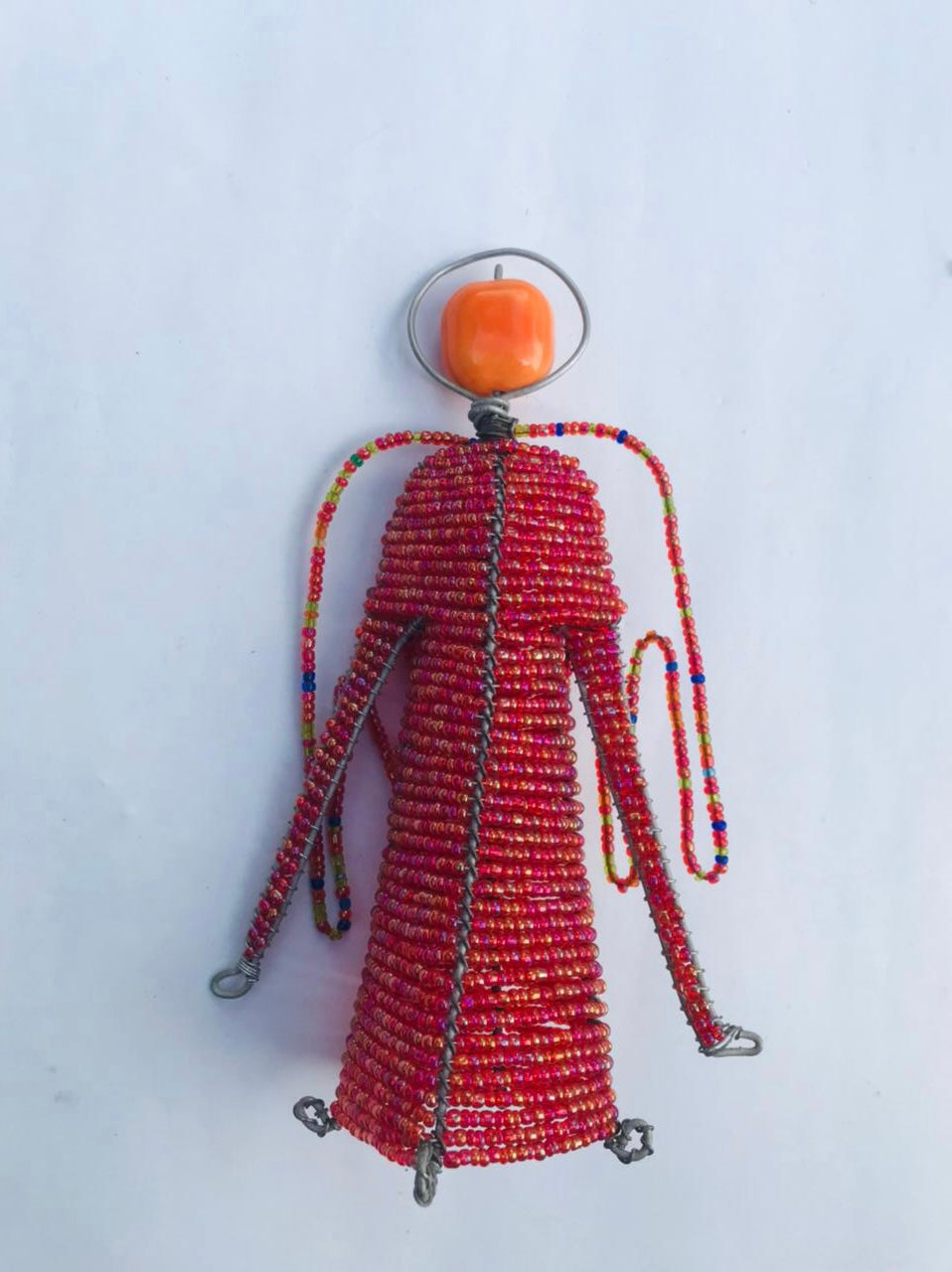 Beaded Angels on a Stand
