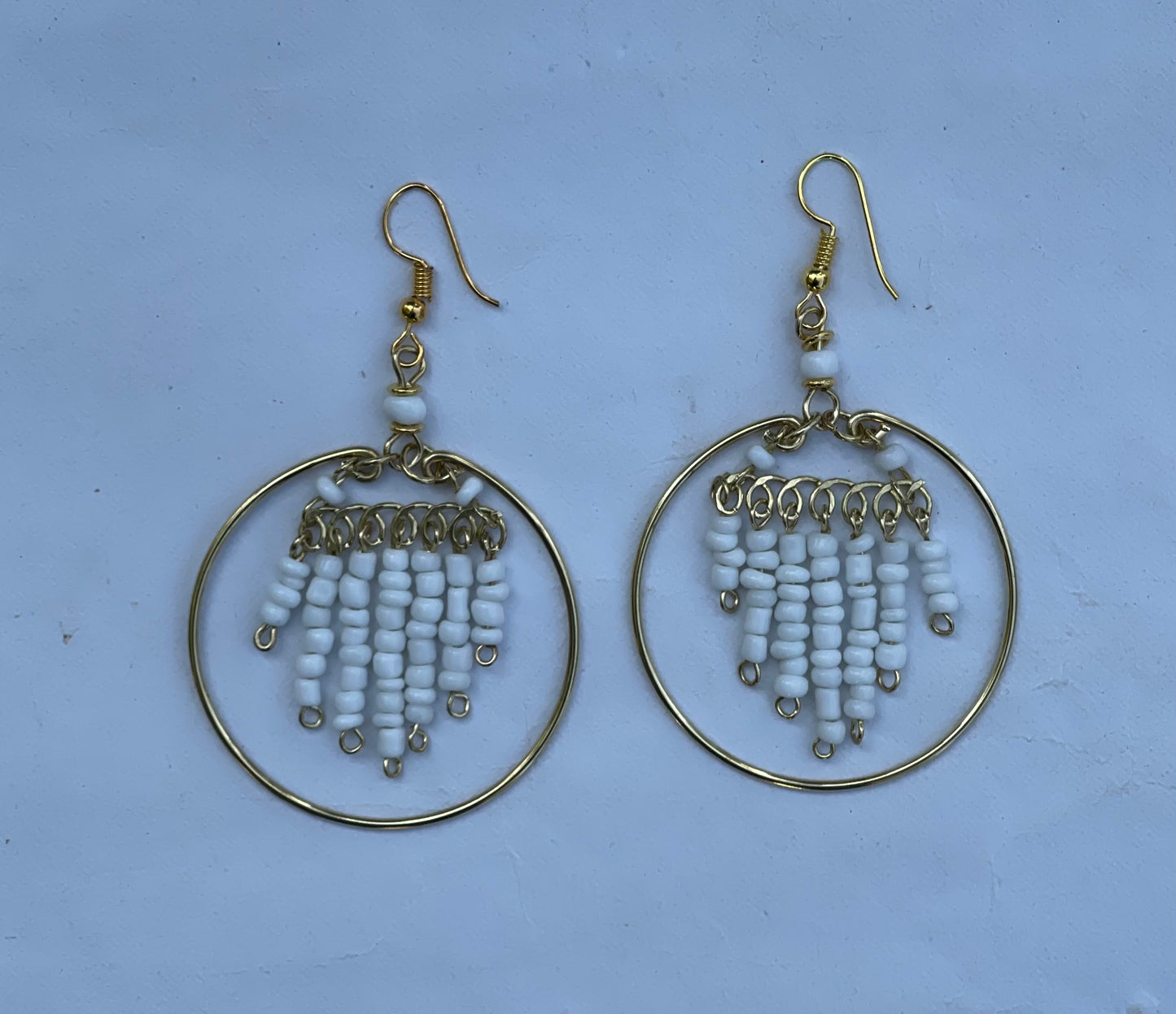 Beaded Chandelier Earrings