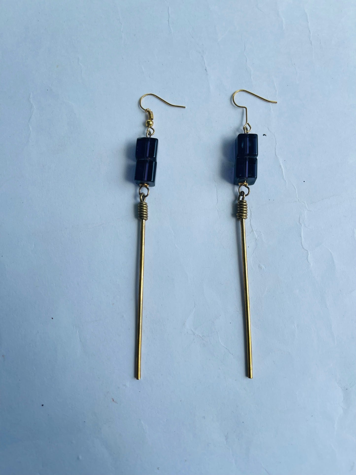 Long brass Earrings