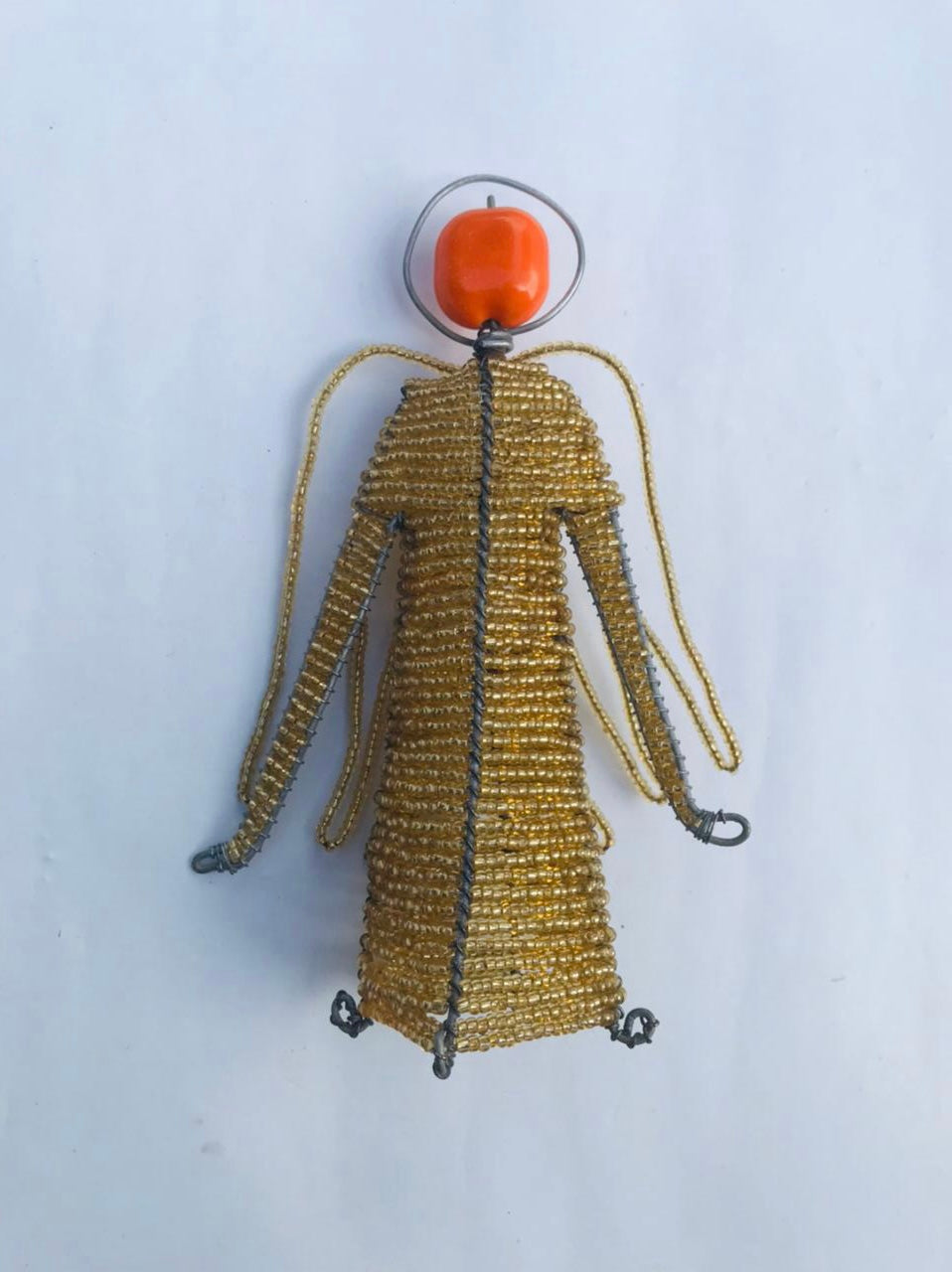 Beaded Angels on a Stand