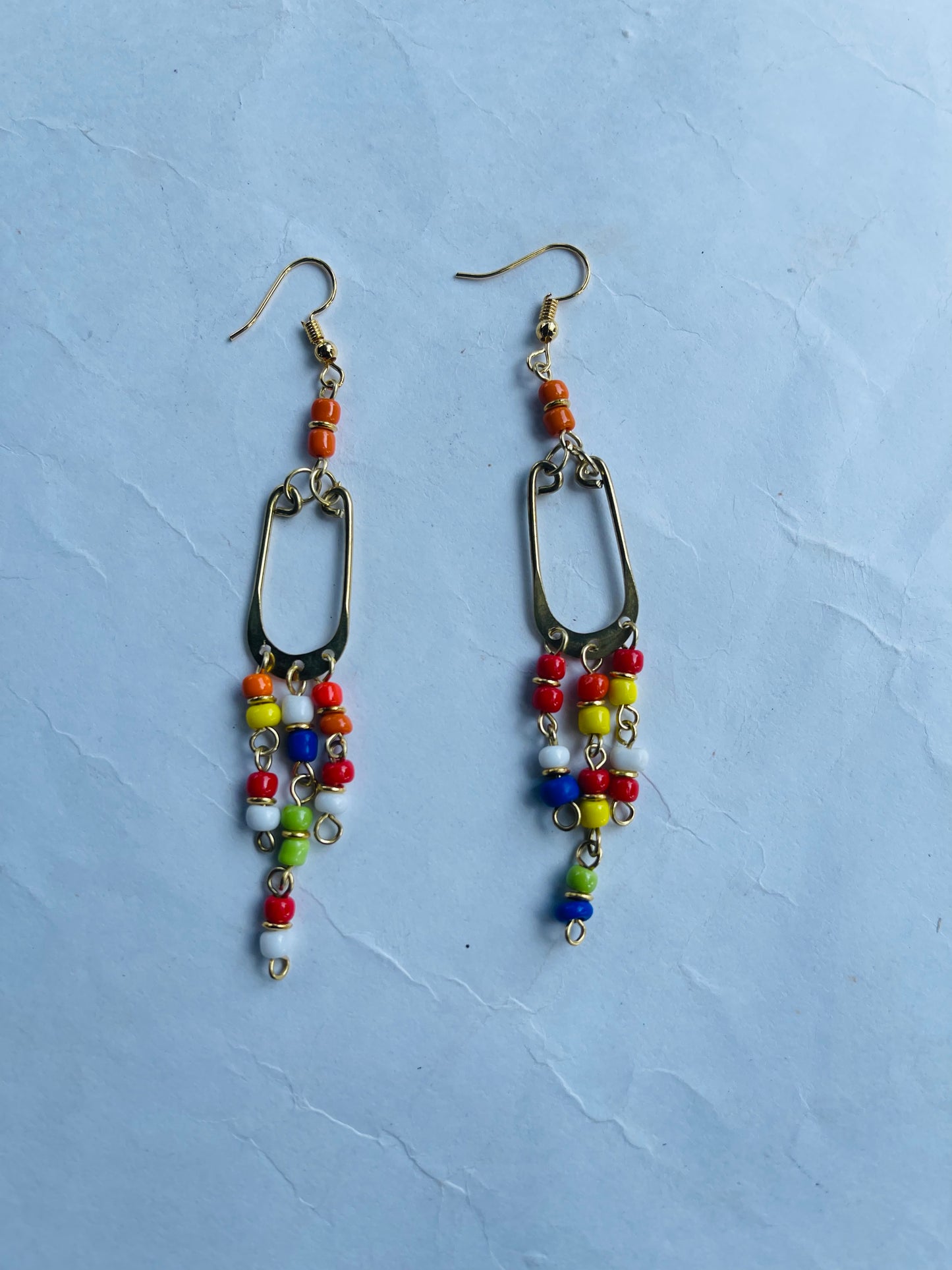 Beaded Chandelier Earrings