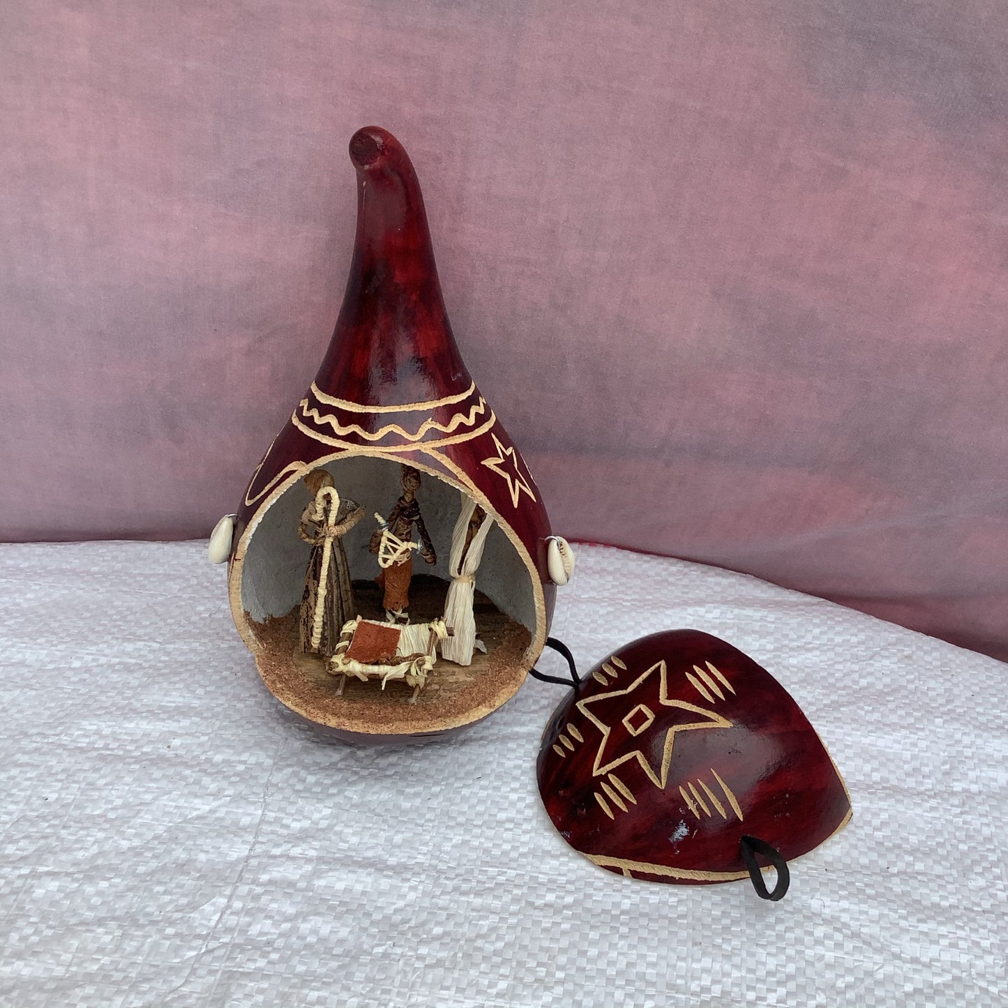 Gourd Nativity Set
